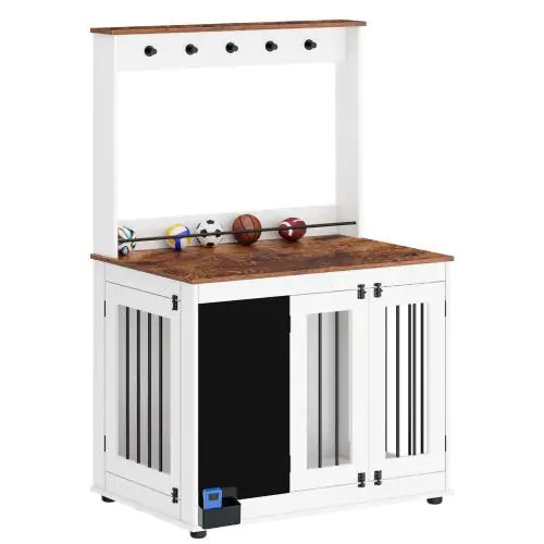 Dual-Door Designer Dog Kennel