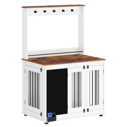 Dual-Door Designer Dog Kennel