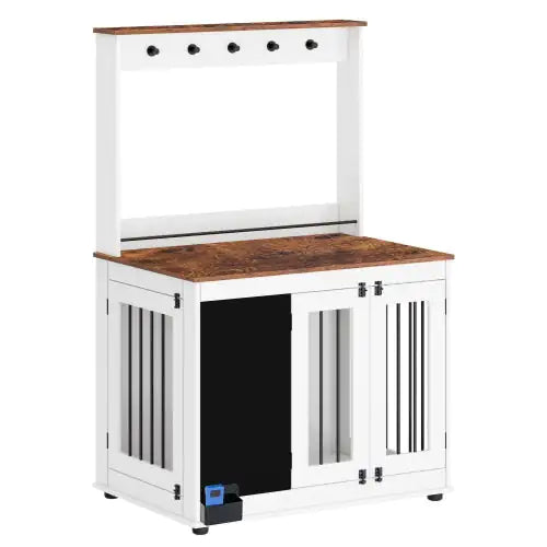 Dual-Door Designer Dog Kennel
